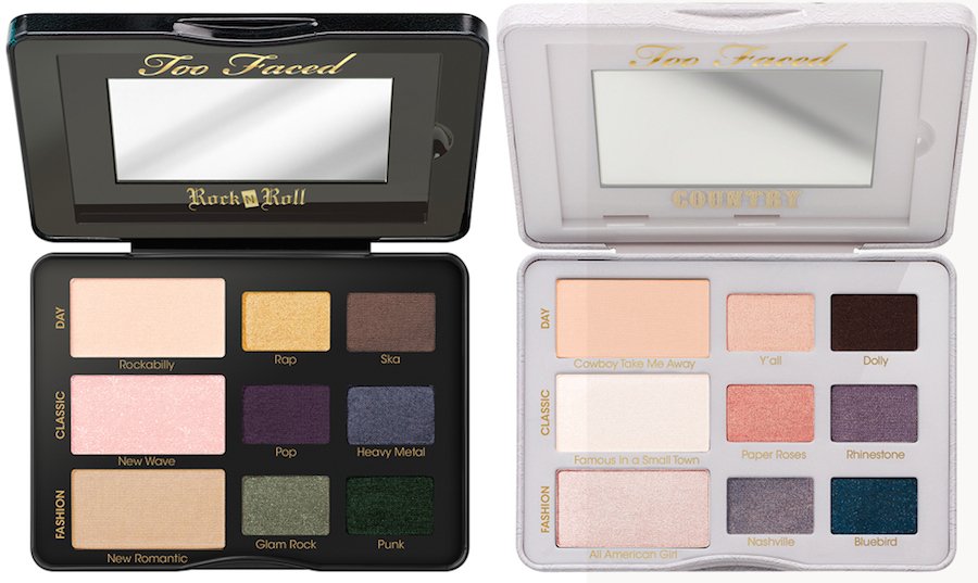 too faced palette country and rock n roll