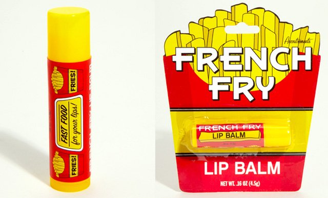 french fry lip balm