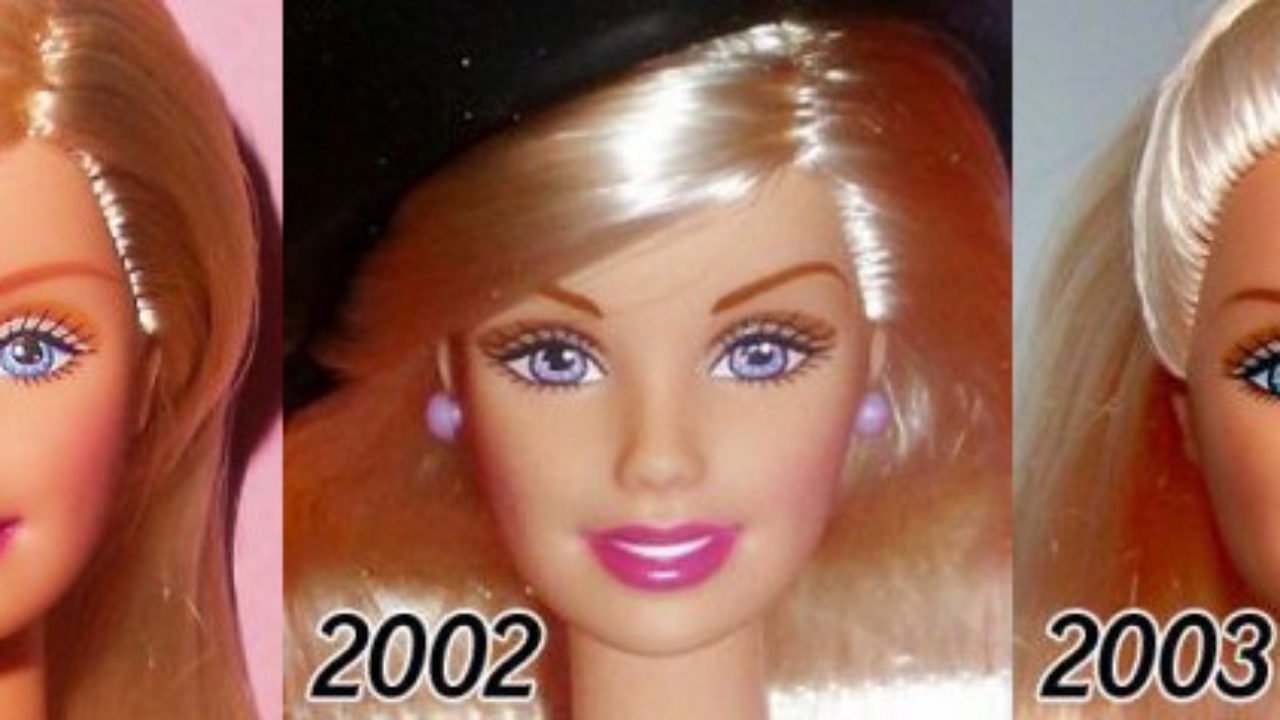 evolution barbie