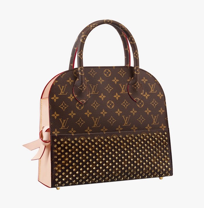 Shopping bag christian louboutin louis vuitton